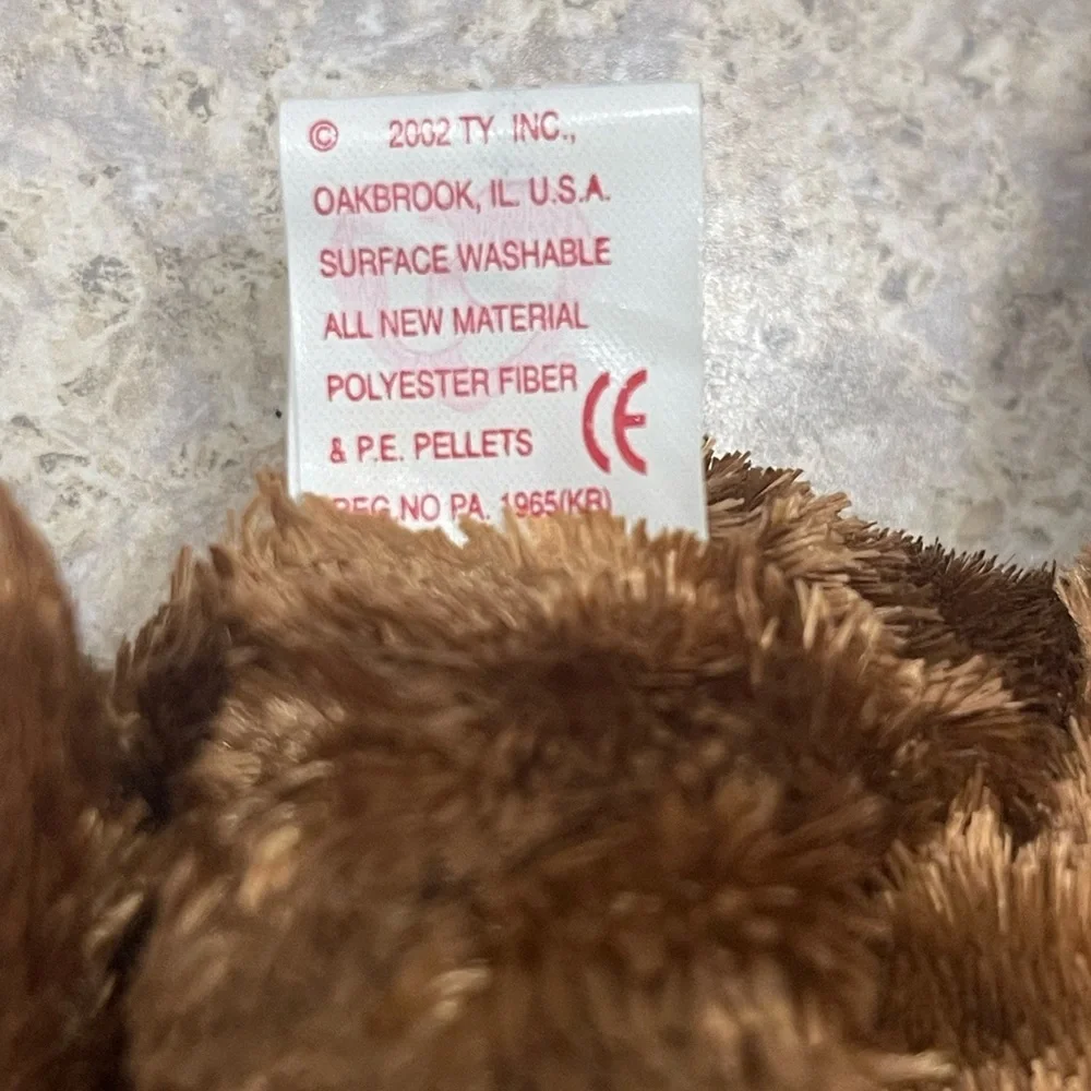 Ty Beanie Baby FIFA 2002 Ecuador Champion Bear Official World Cup All Tags